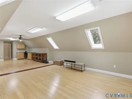 a view of a livingroom with furniture