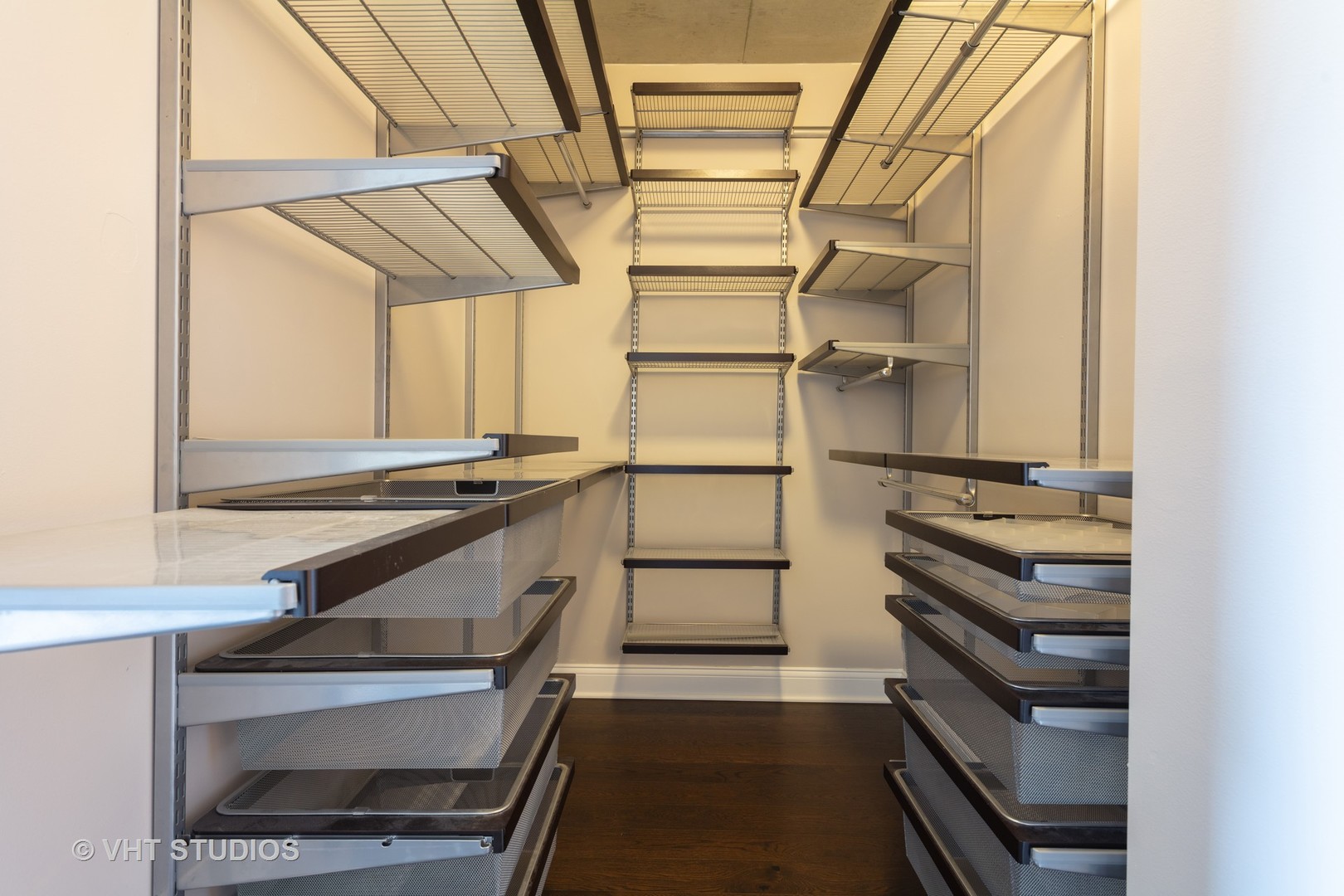 659 West Randolph Street, Unit 1105 Chicago, IL 60661 - Photo 11 of 11 a view of walk in closet with empty racks