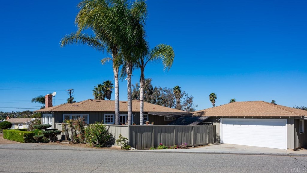 323 Hill Drive Vista, CA 92083 - Photo 23 of 39 a front view of a house with a garden