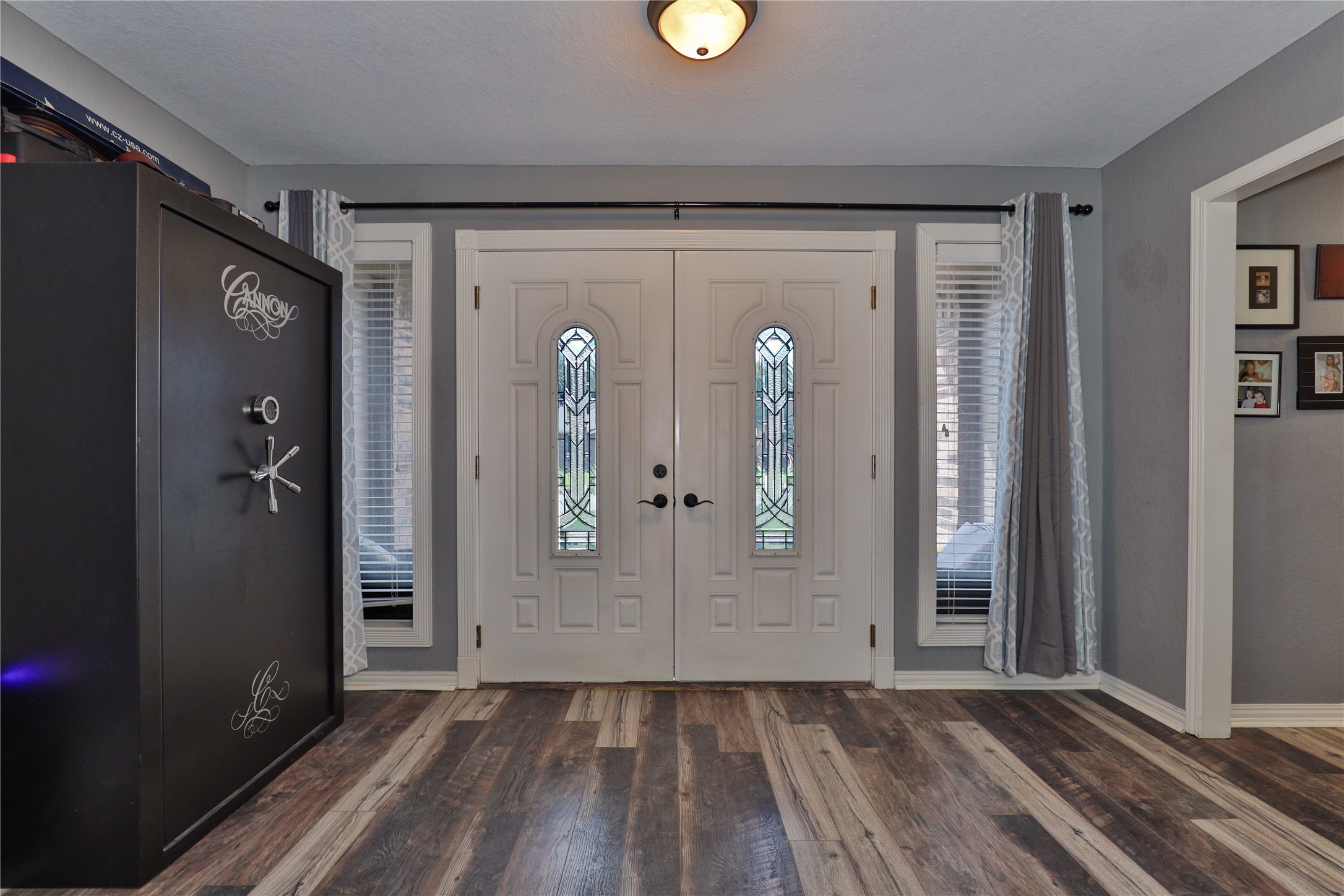 1 Shallowbrook Street Angleton, TX 77515 - Photo 5 of 30 wooden floor in an empty room