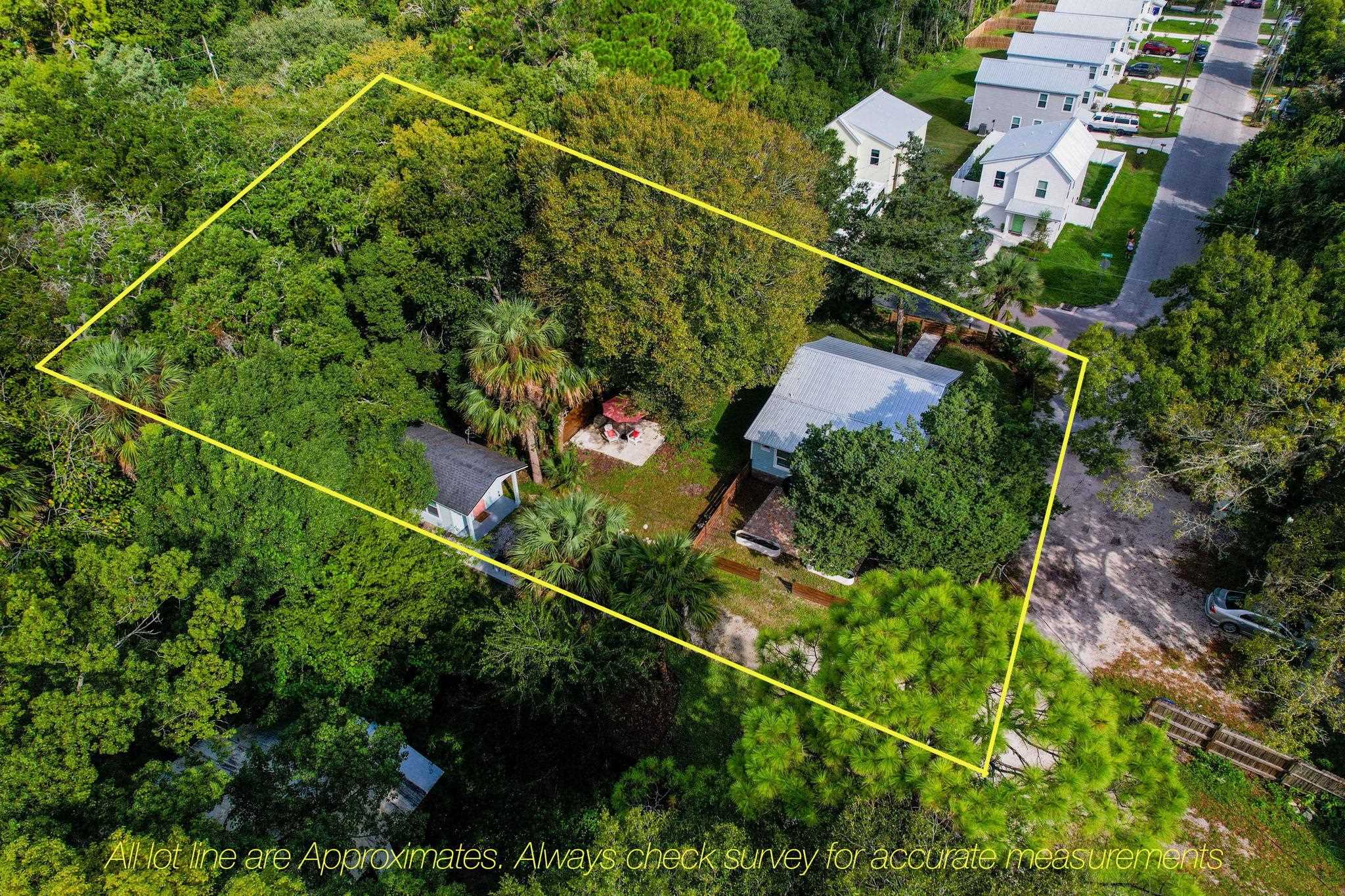 635 Madeore Street St. Augustine, FL 32084 - Photo 33 of 44 an aerial view of a house