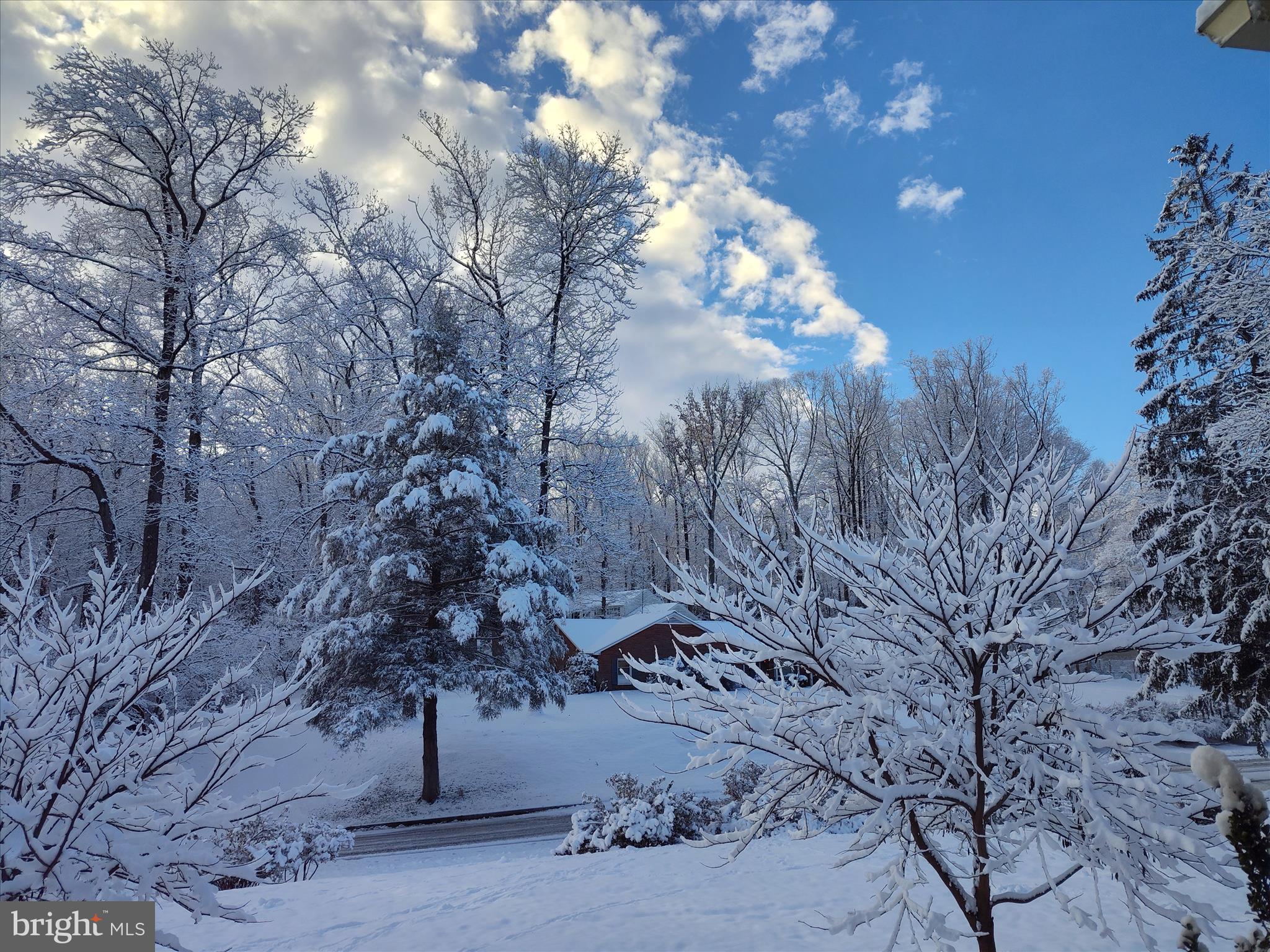 2312 Velvet Ridge Drive Owings Mills, MD 21117 - Photo 56 of 61 Winter Snow Views - Front