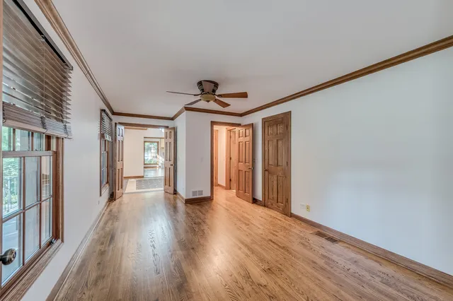 a view of livingroom with furniture and wooden floor