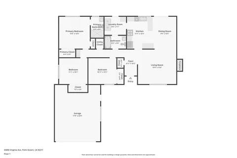 $490,000 | 43690 Virginia Avenue, Palm Desert, CA 92211