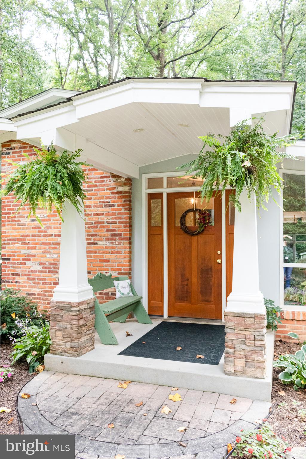 5100 Gunpowder Road Fairfax, VA 22030 - Photo 2 of 39 Beautiful Portico welcomes you Home