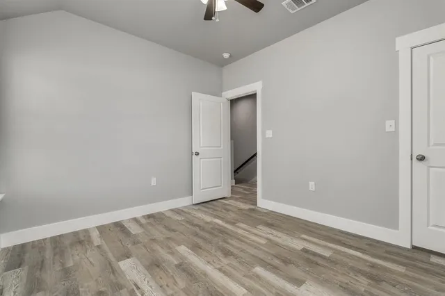 wooden floor in an empty room