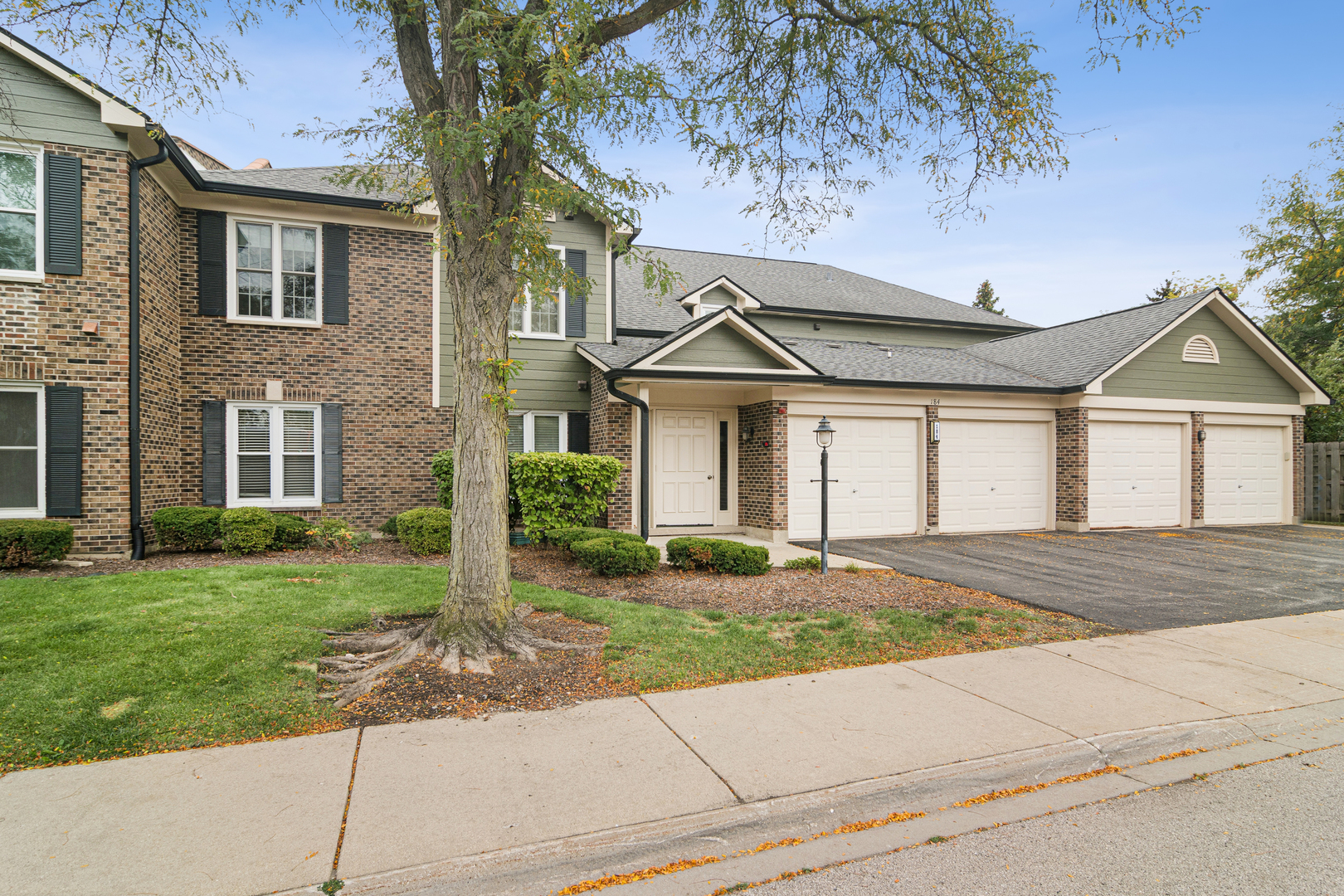 184 Grove Avenue, Unit B Des Plaines, IL 60016 - Photo 2 of 20 a front view of a house with a garden and yard