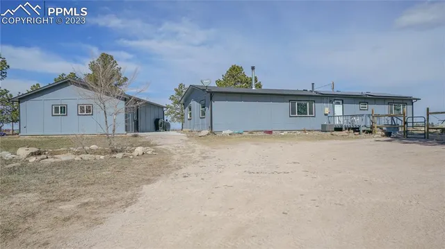 a view of a house with a outdoor space