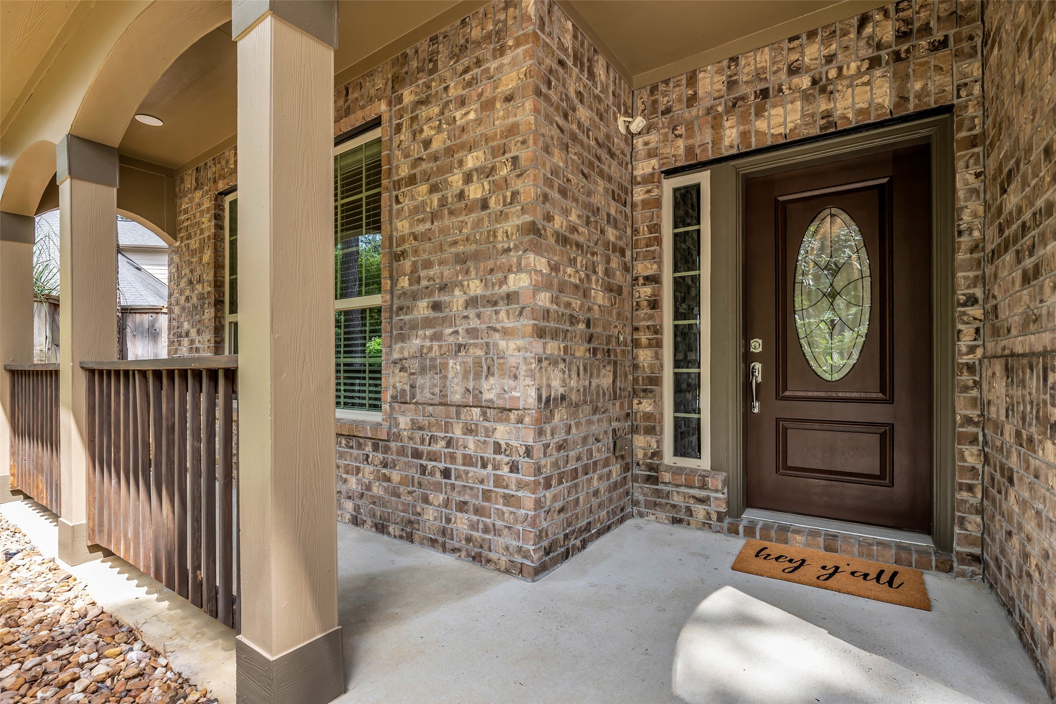 34 Sawbridge Circle Spring, TX 77389 - Photo 2 of 38 Cozy covered front porch.