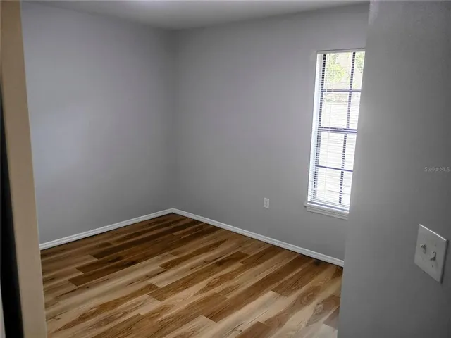 a view of a room with window