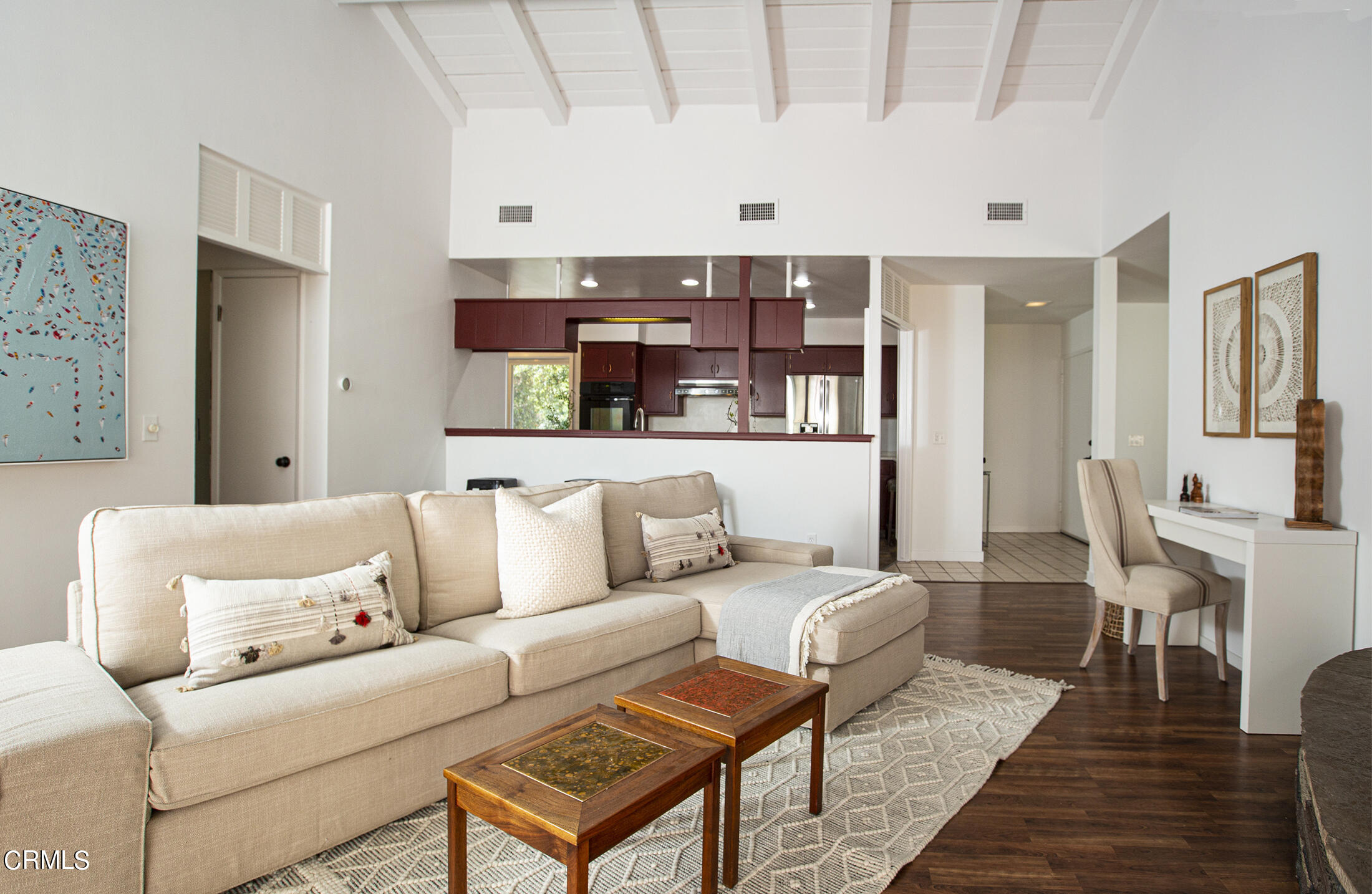 4175 Chevy Chase Drive La Canada Flintridge, CA 91011 - Photo 17 of 40 a living room with furniture a rug and a table