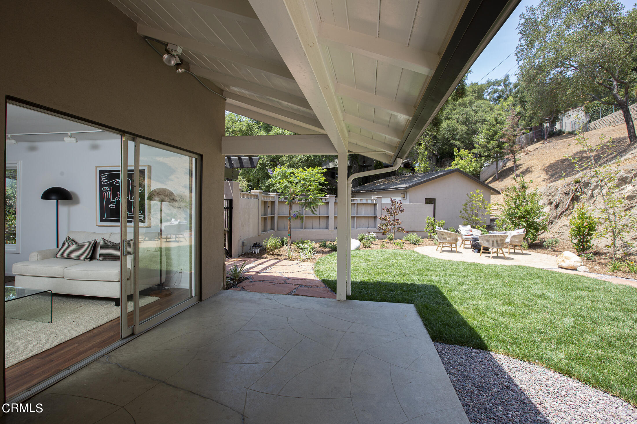 4175 Chevy Chase Drive La Canada Flintridge, CA 91011 - Photo 34 of 40 a view of house with backyard and garden