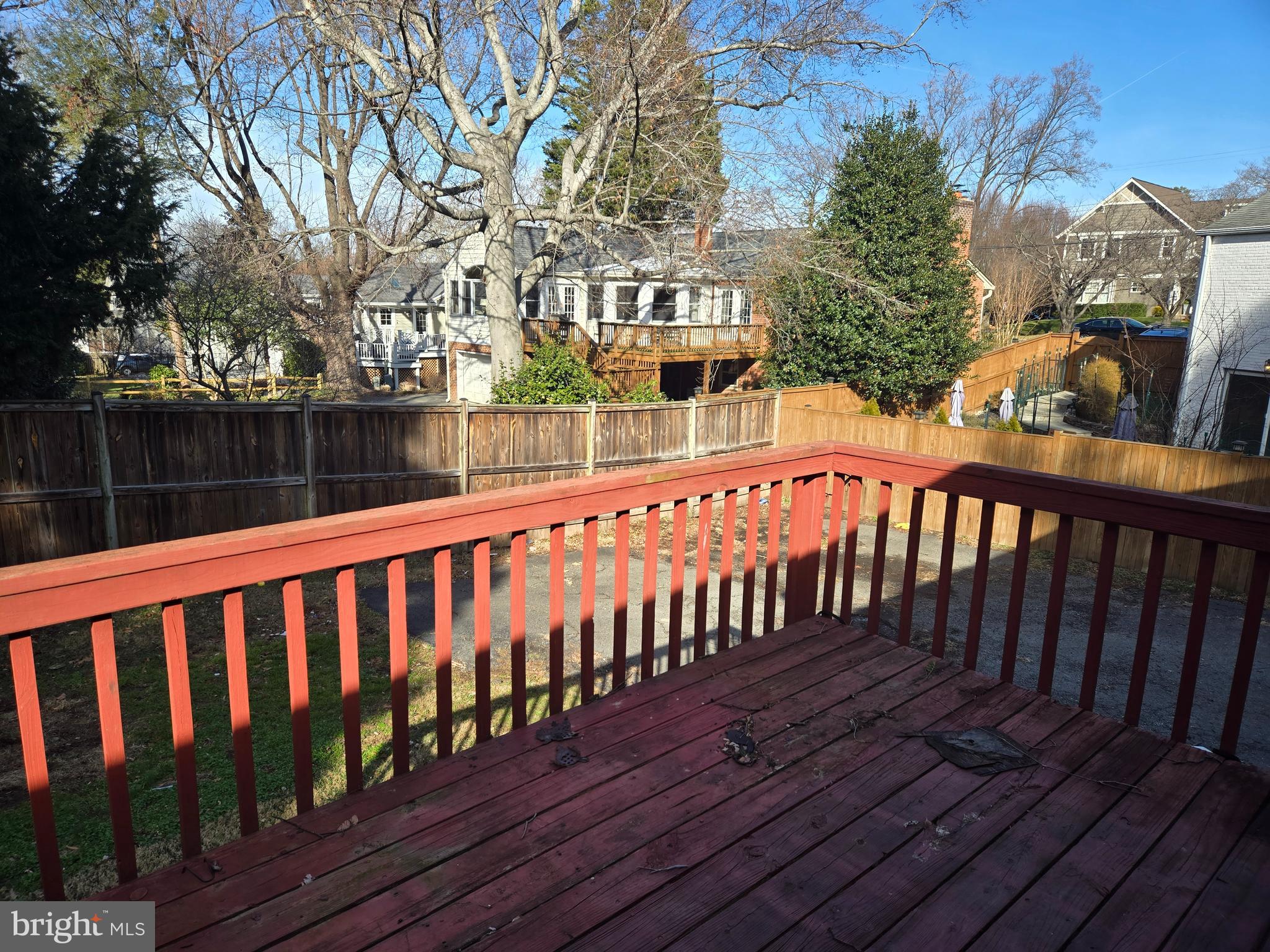 4006 North Glebe Road Arlington, VA 22207 - Photo 4 of 8 Deck and back yard