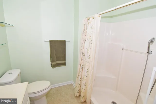a view of bathroom with shower