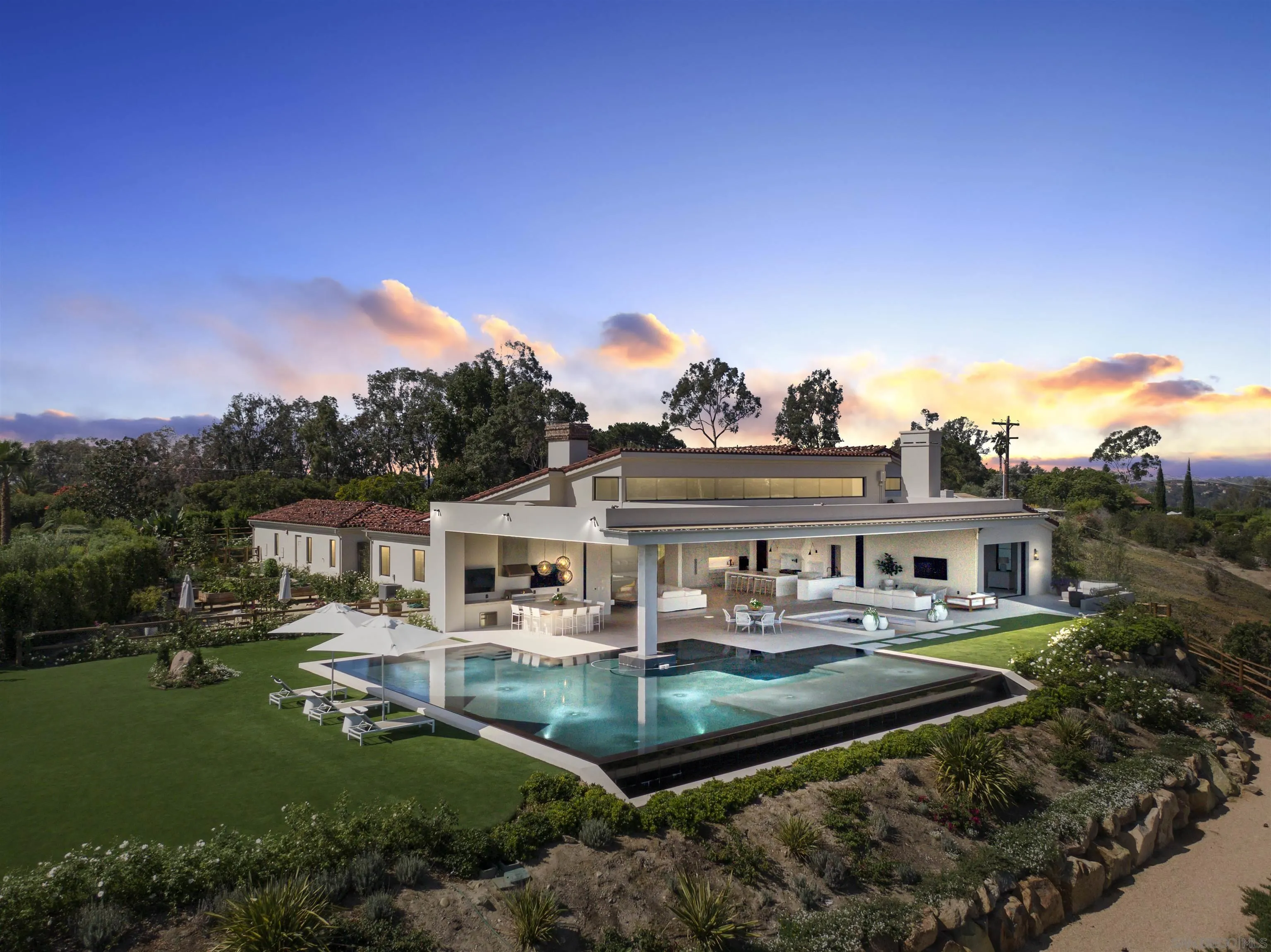 5516 La Crescenta Road Rancho Santa Fe, CA 92067 - Photo 39 of 49 a house with river in front of it