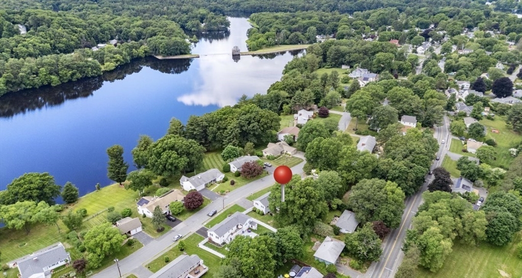 26 Crest Road Framingham, MA 01702 - Photo 5 of 39 an aerial view of lake residential house with outdoor space and trees all around