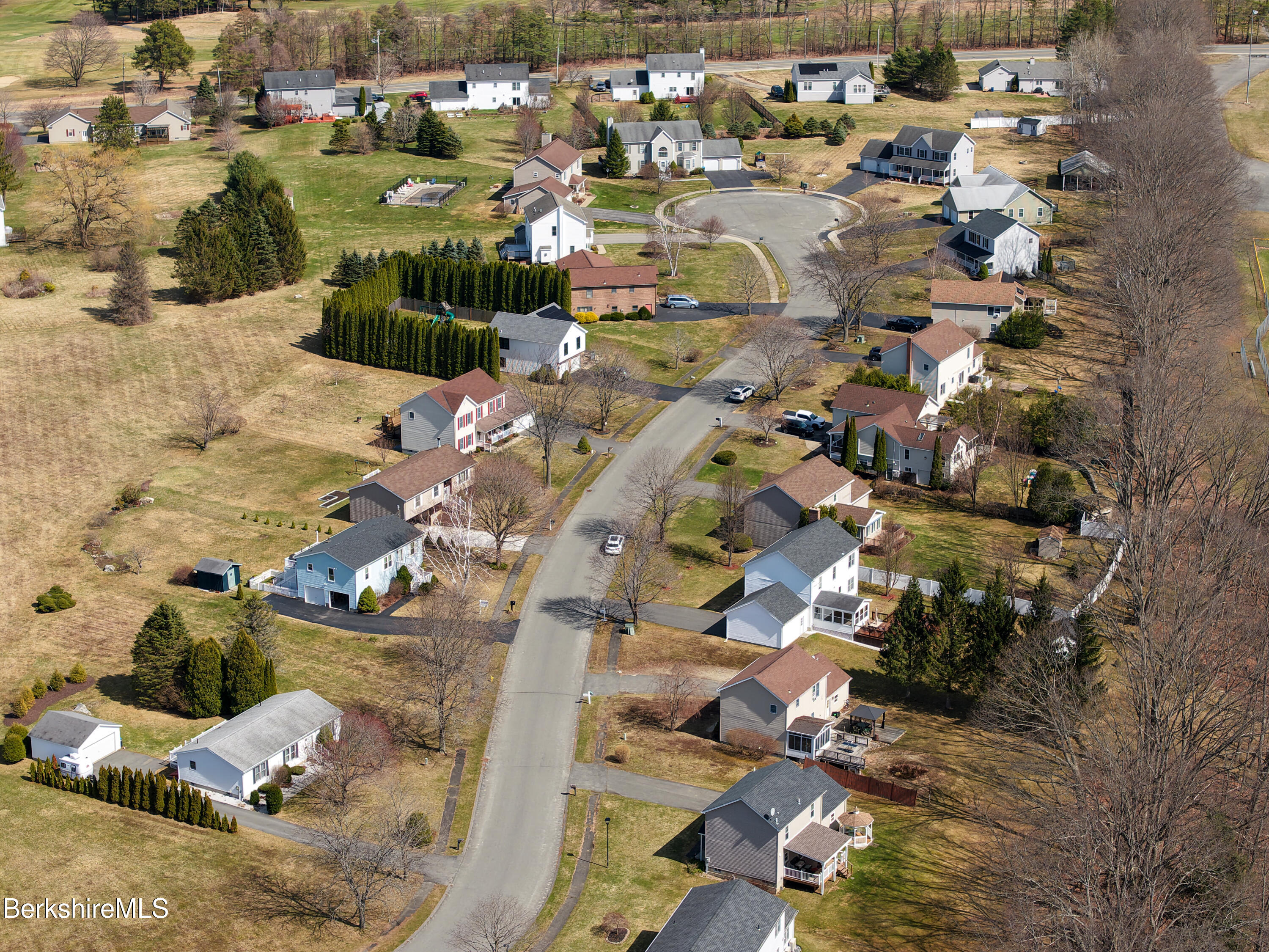 0 Faucett Lane Pittsfield, MA 01201 - Photo 2 of 6 an aerial view of residential houses with outdoor space