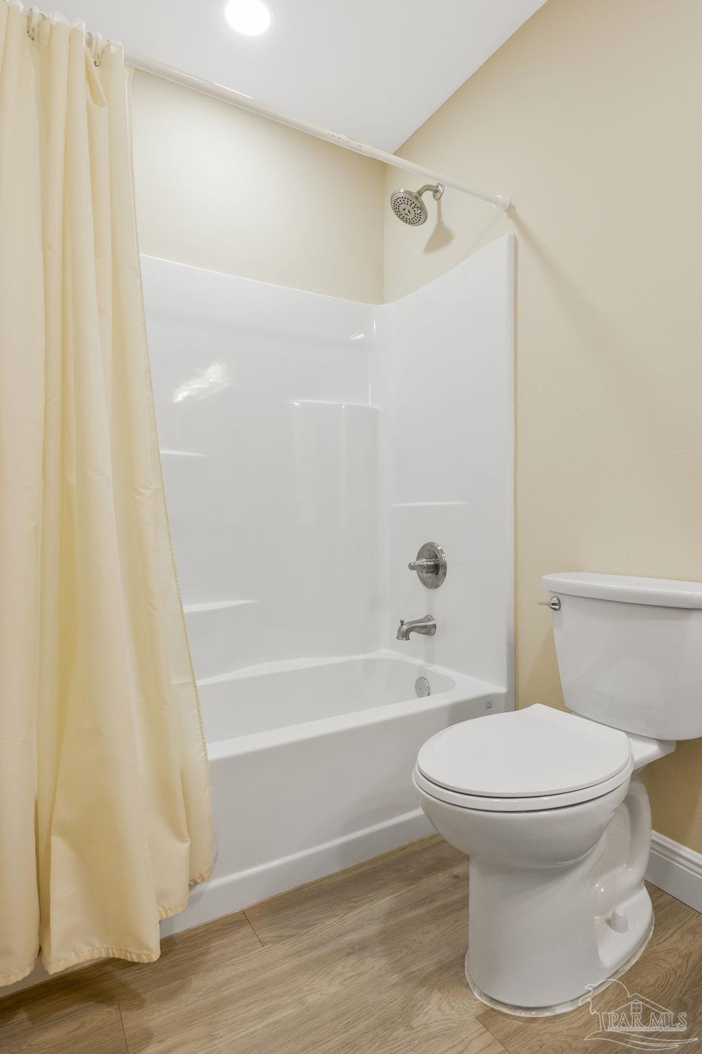 295 West Kingsfield Road Cantonment, FL 32533 - Photo 27 of 47 a bathroom with a toilet and a shower