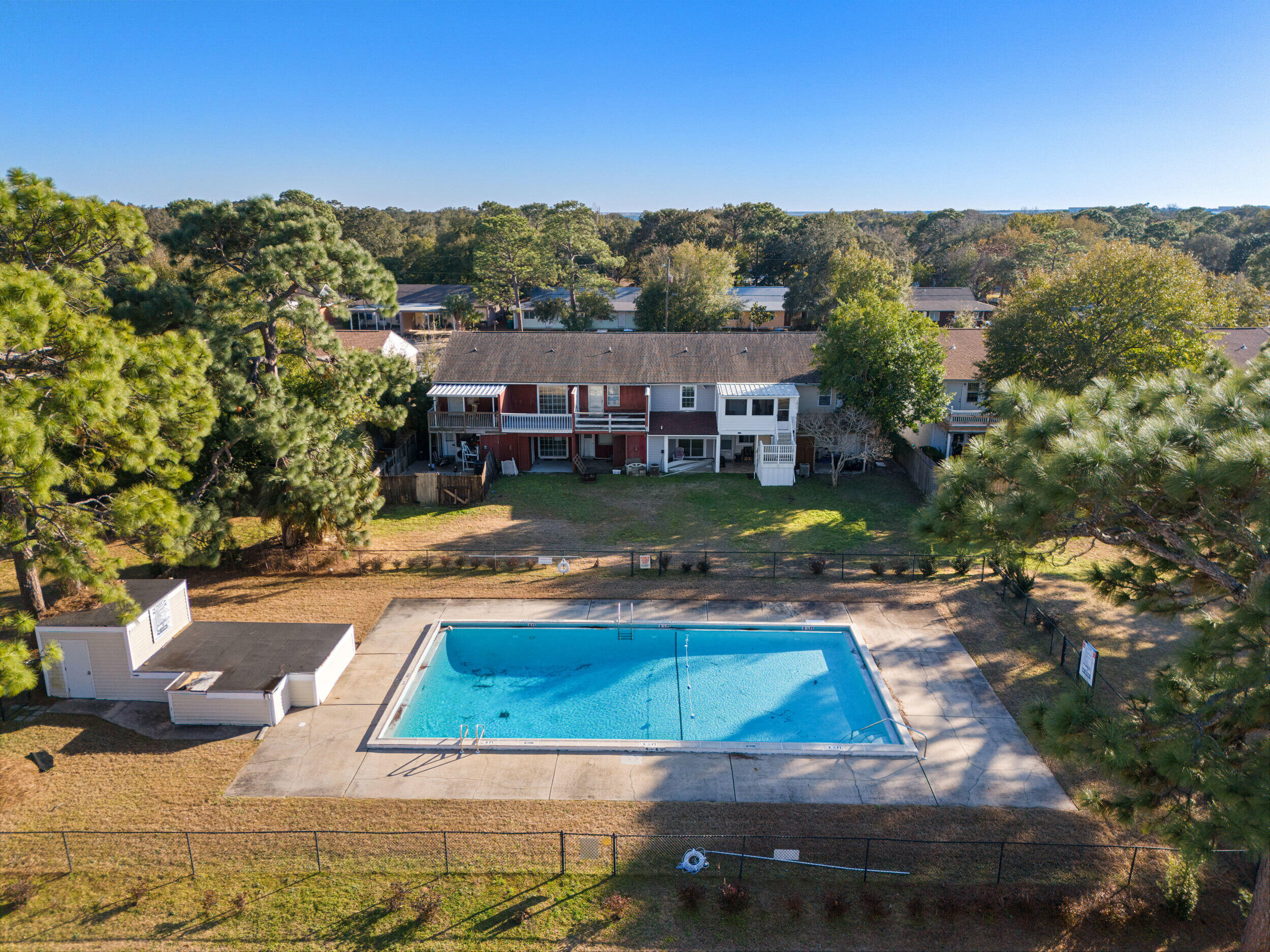 145 4th Avenue, Unit C2 Shalimar, FL 32579 - Photo 32 of 35 a view of swimming pool with lounge chair