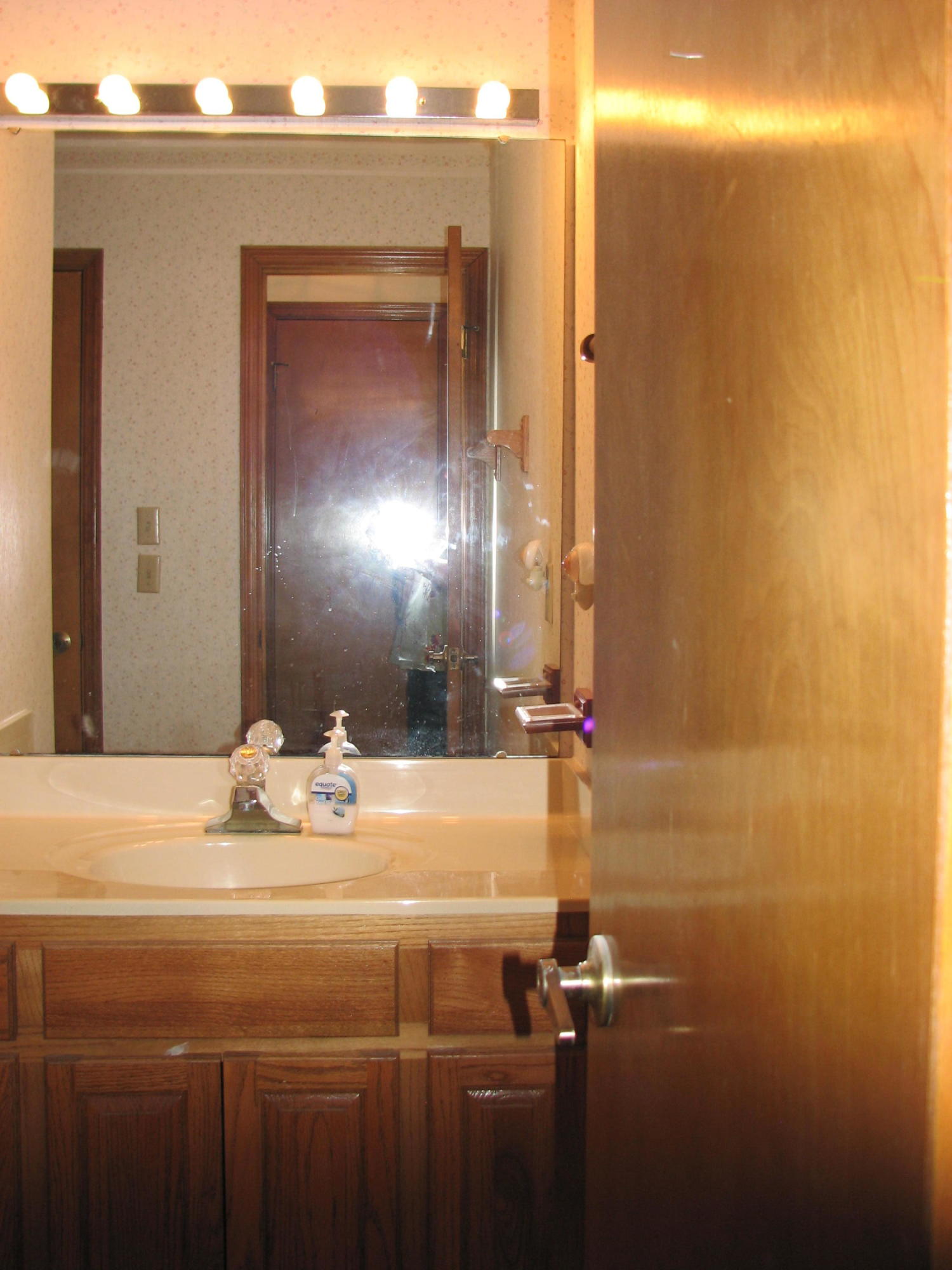 803 Melton Road Baker, FL 32531 - Photo 14 of 36 a bathroom with a sink and a mirror