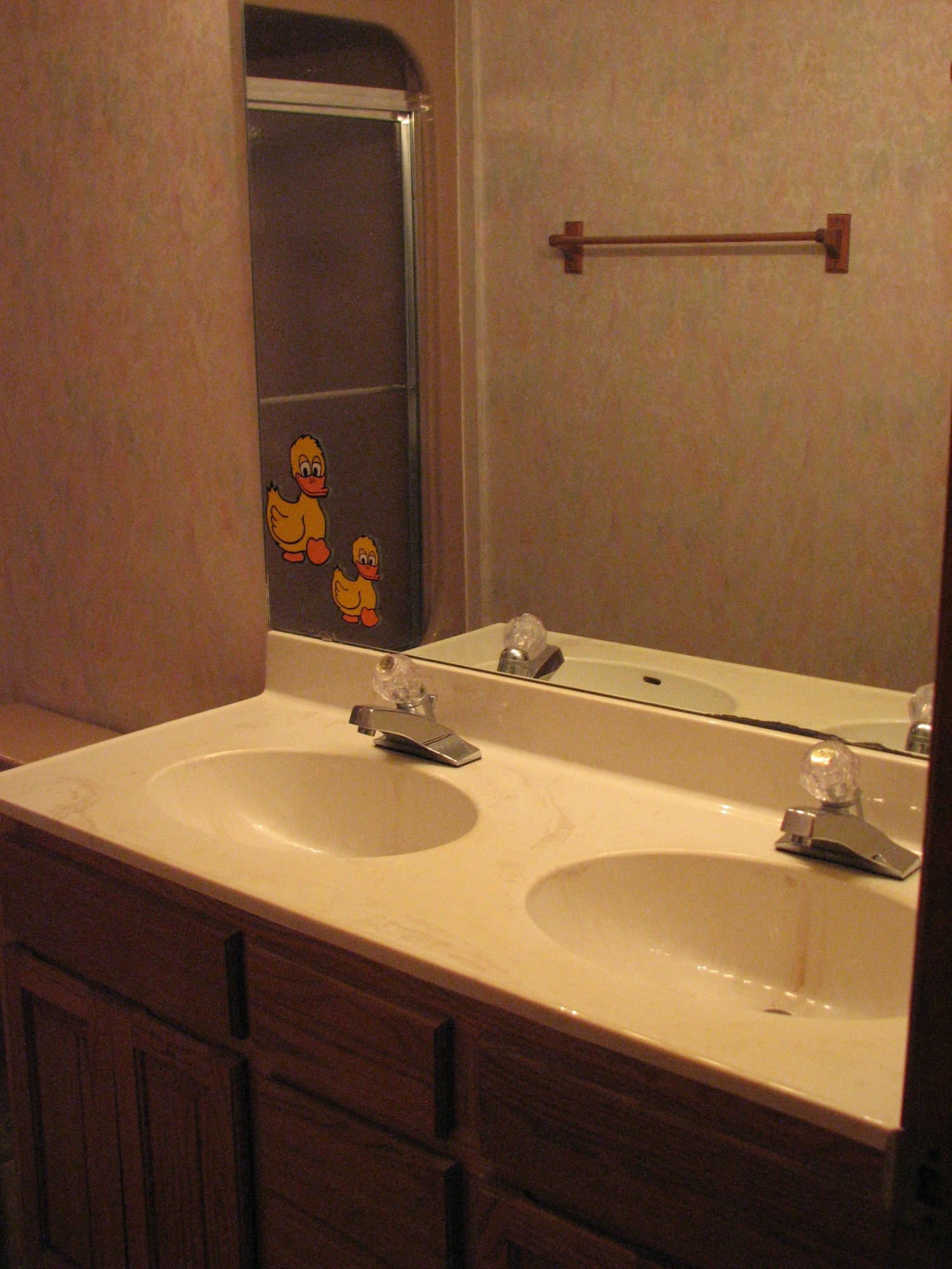 803 Melton Road Baker, FL 32531 - Photo 31 of 36 a bathroom with a sink and a mirror