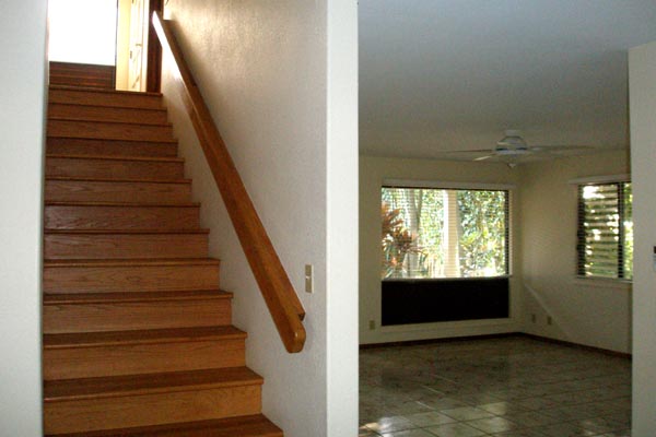 1291 Puuopae Road Kapaa, HI 96746 - Photo 10 of 25 a view of entryway and hall with wooden floor