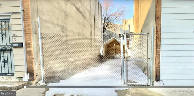 a view of a balcony from window