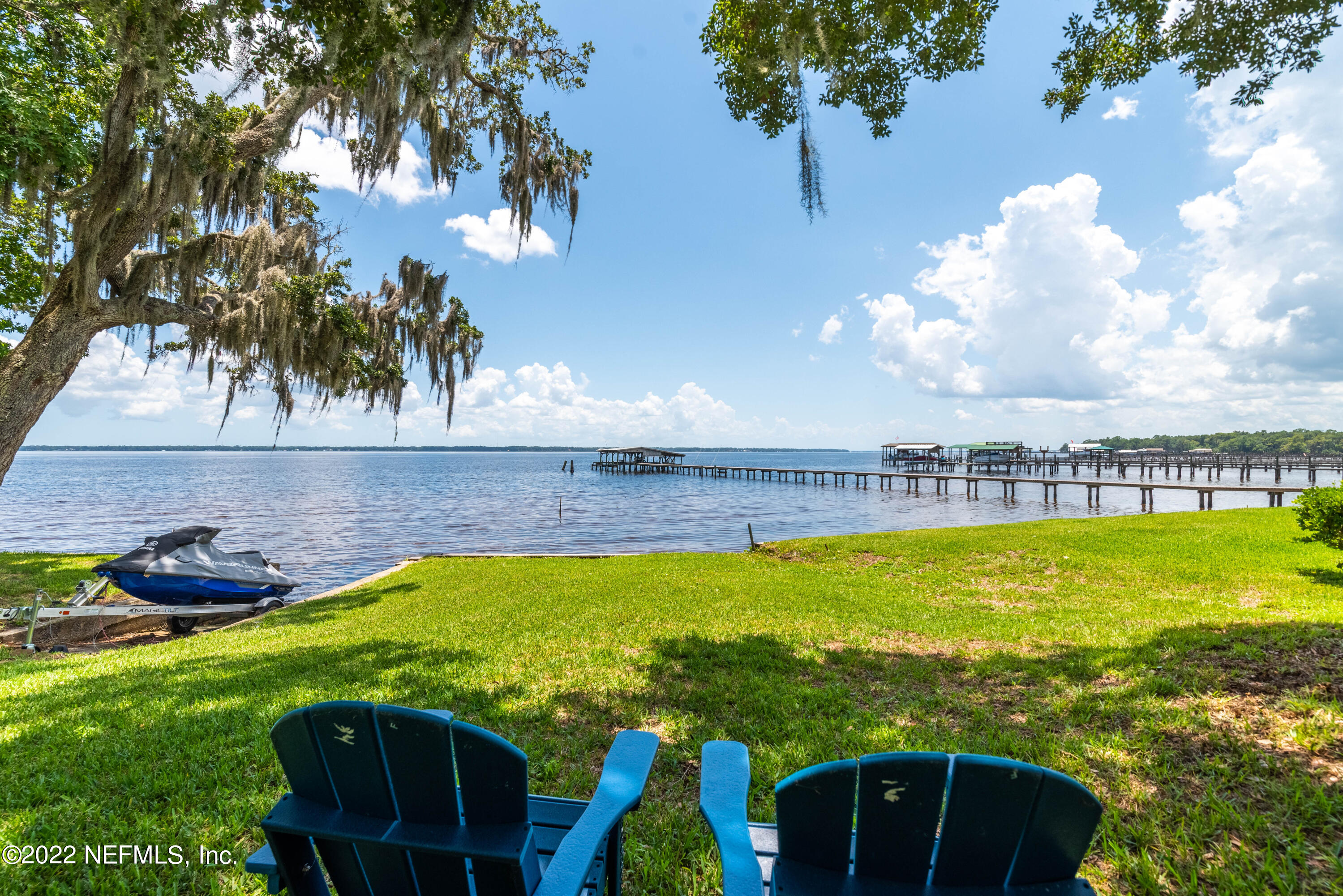a view of an outdoor space and swimming pool