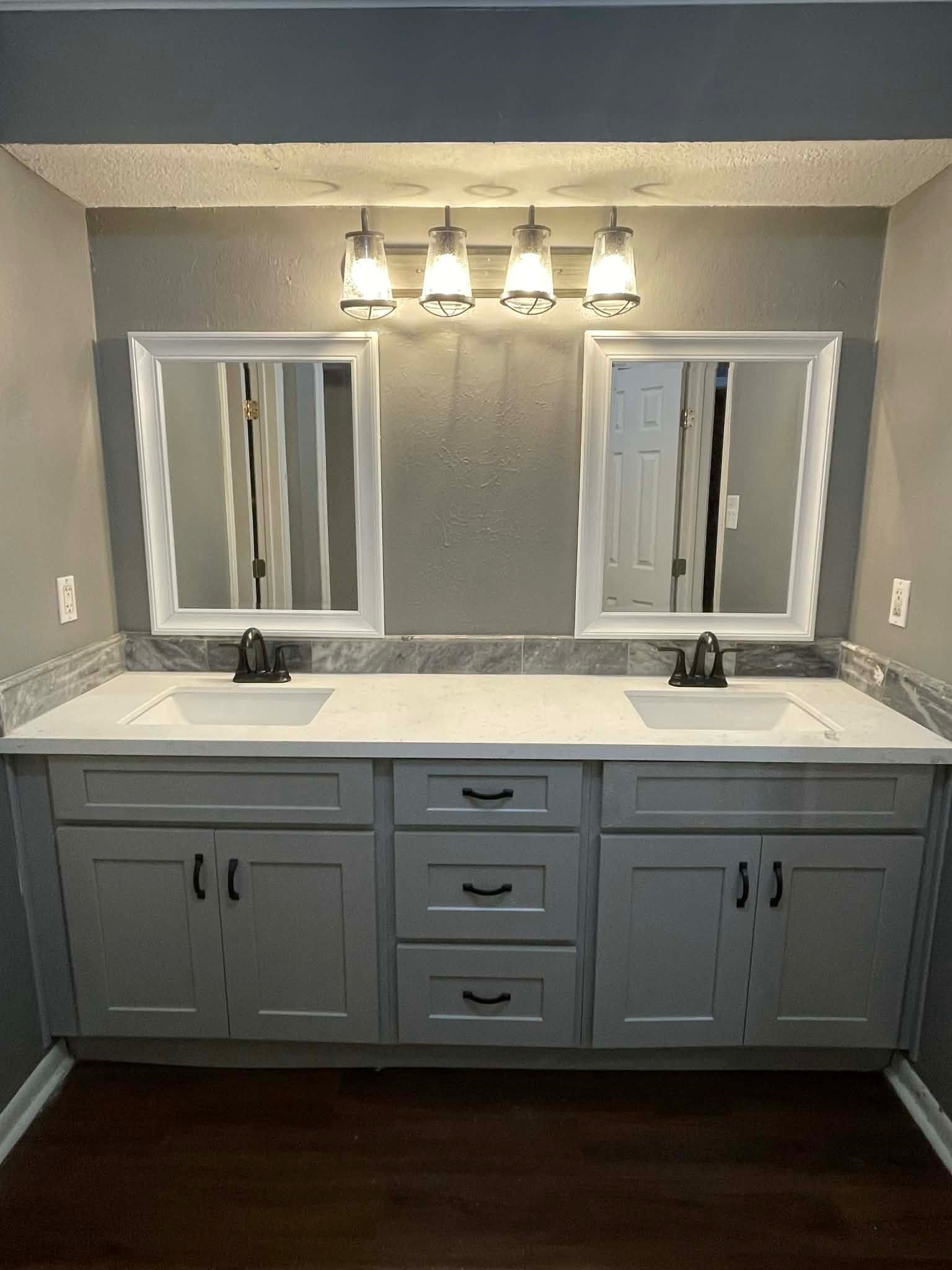 710 Enchanted River Drive Spring, TX 77388 - Photo 18 of 48 Guest bathroom with double sinks