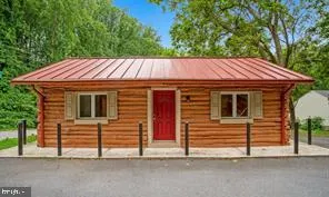 a view of a house with a garage