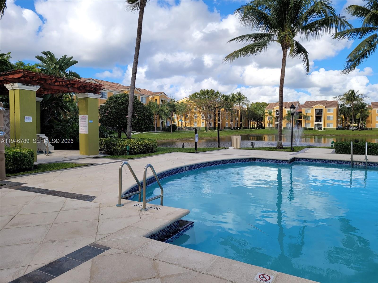 2090 West Preserve Way, Unit 301 Miramar, FL 33025 - Photo 18 of 21 a view of a swimming pool with a patio