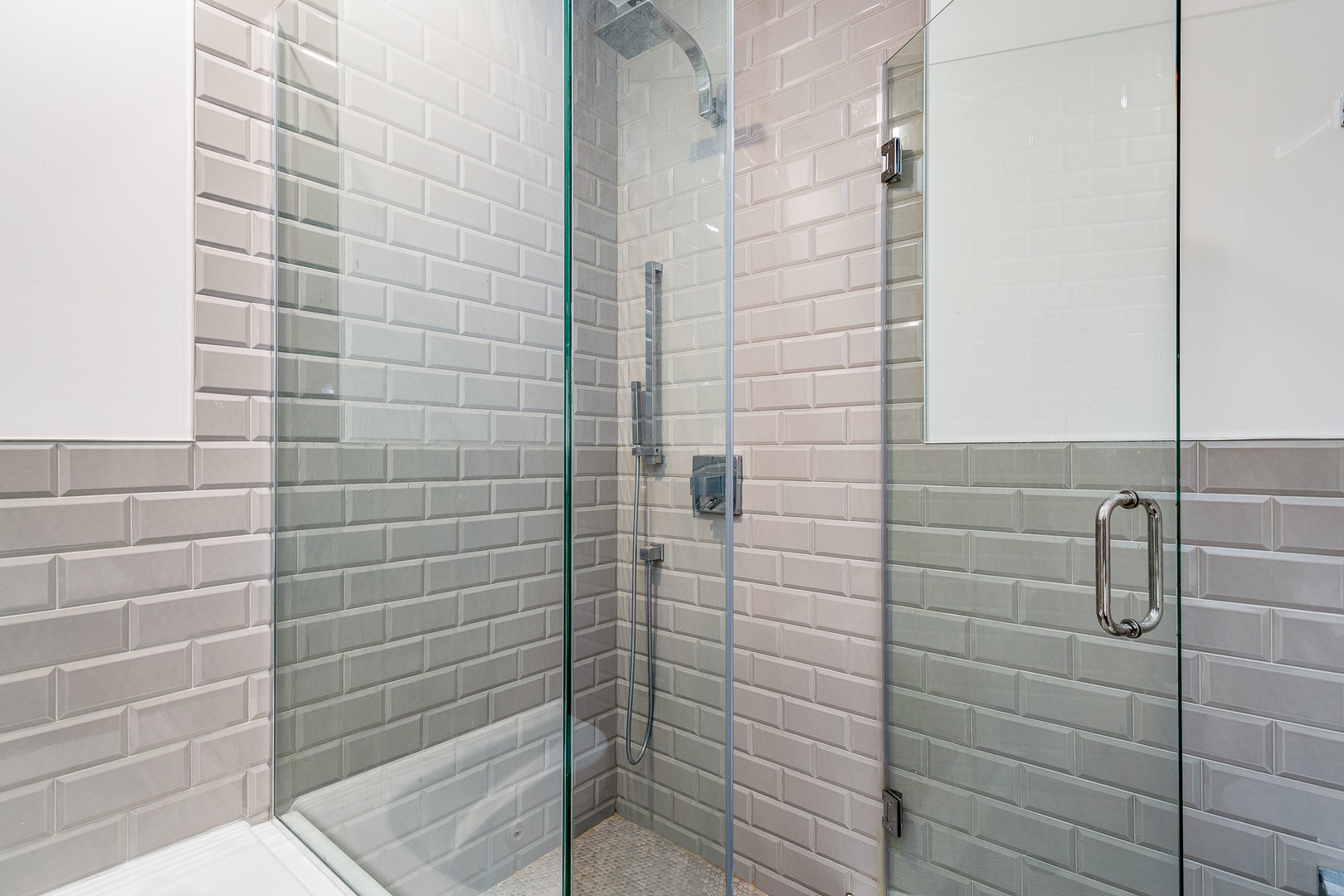 2453 West Irving Park Road, Unit 3W Chicago, IL 60618 - Photo 9 of 15 a bathroom with a shower
