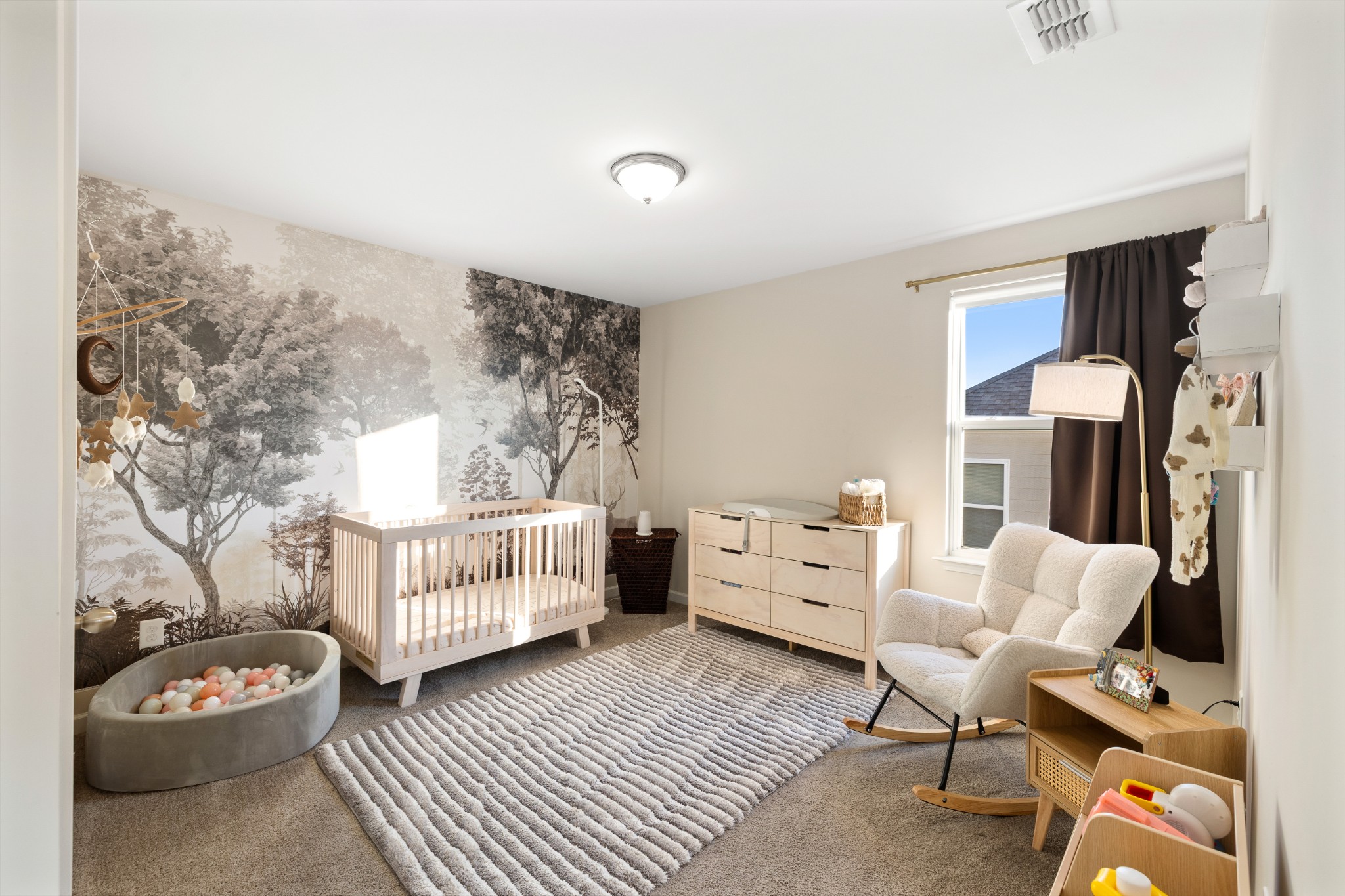 633 Castle Road Mount Juliet, TN 37122 - Photo 20 of 30 a bedroom with furniture and a wooden floor