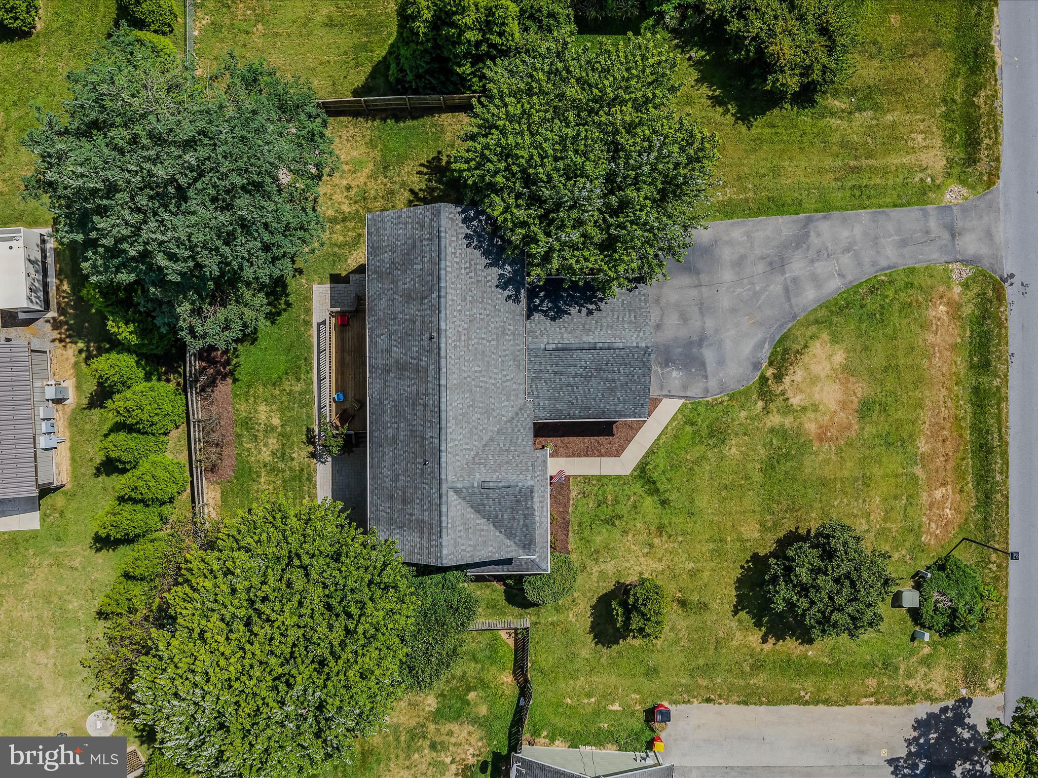 571 Oak Lee Drive Ranson, WV 25438 - Photo 33 of 45 an aerial view of a house with a yard