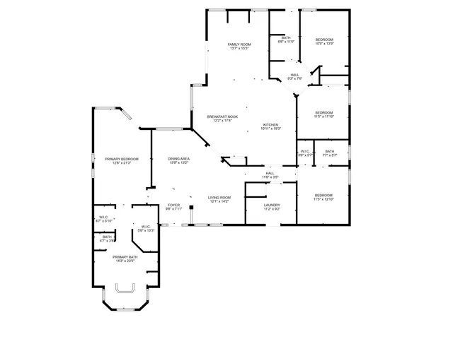 a picture of floor plan