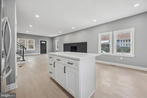 a large white room with large windows