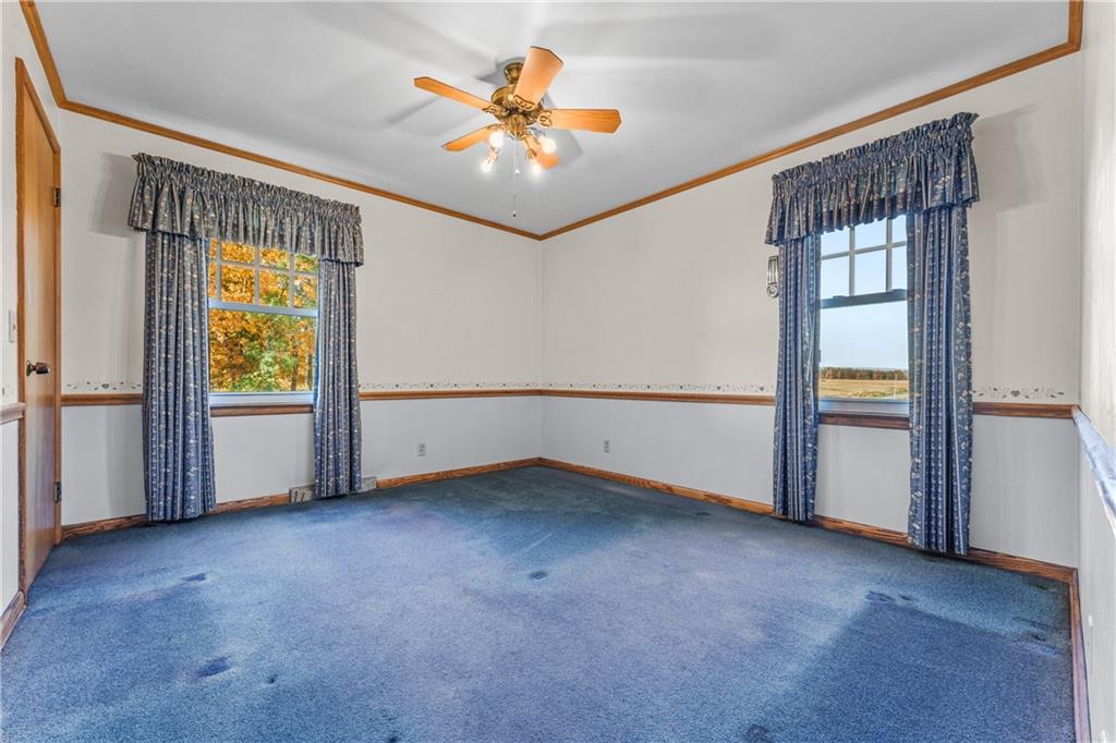 328 New Castle-Mercer Road New Wilmington, PA 16142 - Photo 13 of 26 a view of an empty room with a window