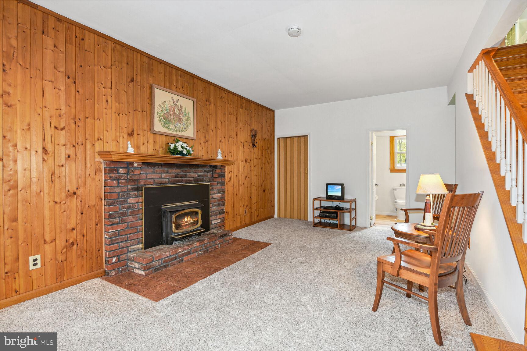 212 Crest Road Marlton, NJ 08053 - Photo 15 of 48 Brick Fireplace