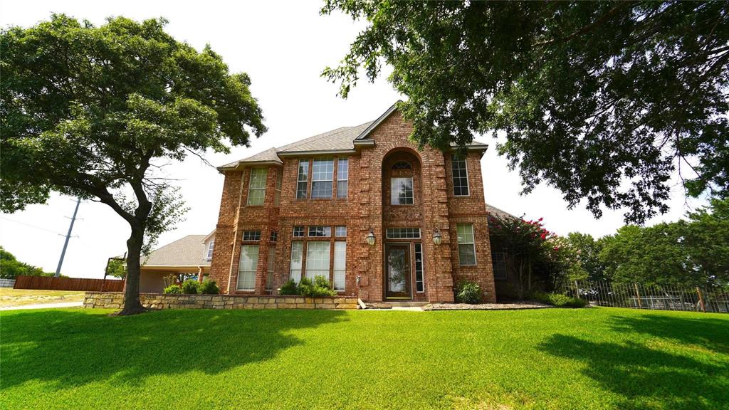 3718 Cliff View Loop Weatherford, TX 76087 - Photo 3 of 24 front view of a house with a yard