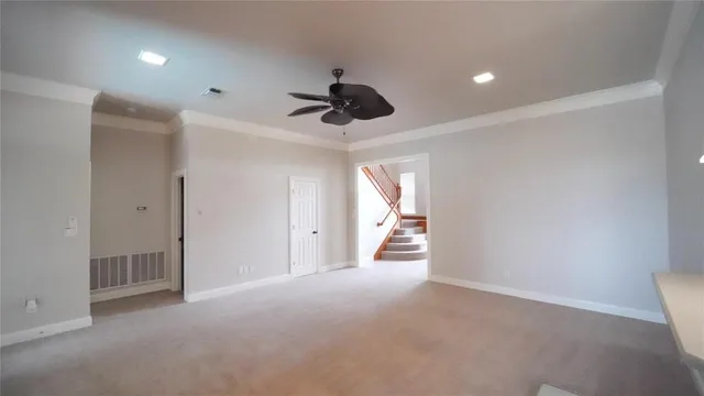 a view of empty room