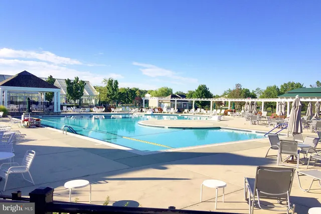 a view of a lake with houses