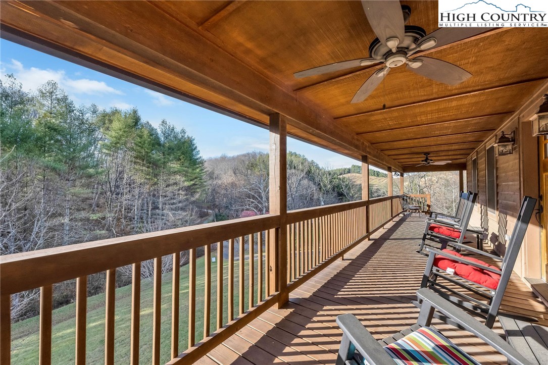 1118 Lucy Bell Road Crumpler, NC 28617 - Photo 2 of 39 a view of a two chairs in the balcony