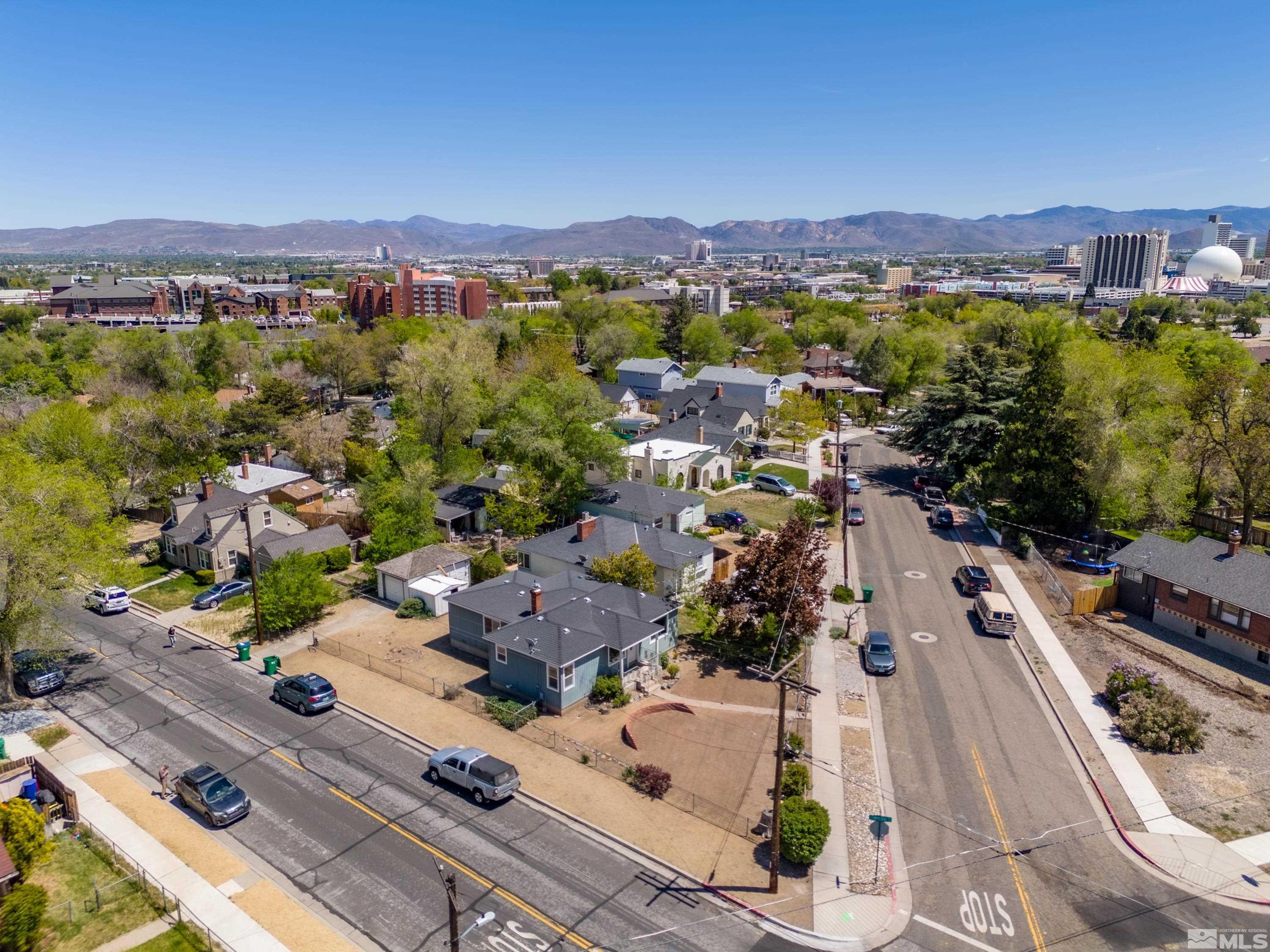 1180 Codel Way Reno, NV 89503 - Photo 5 of 39 an aerial view of a city with lots of residential buildings
