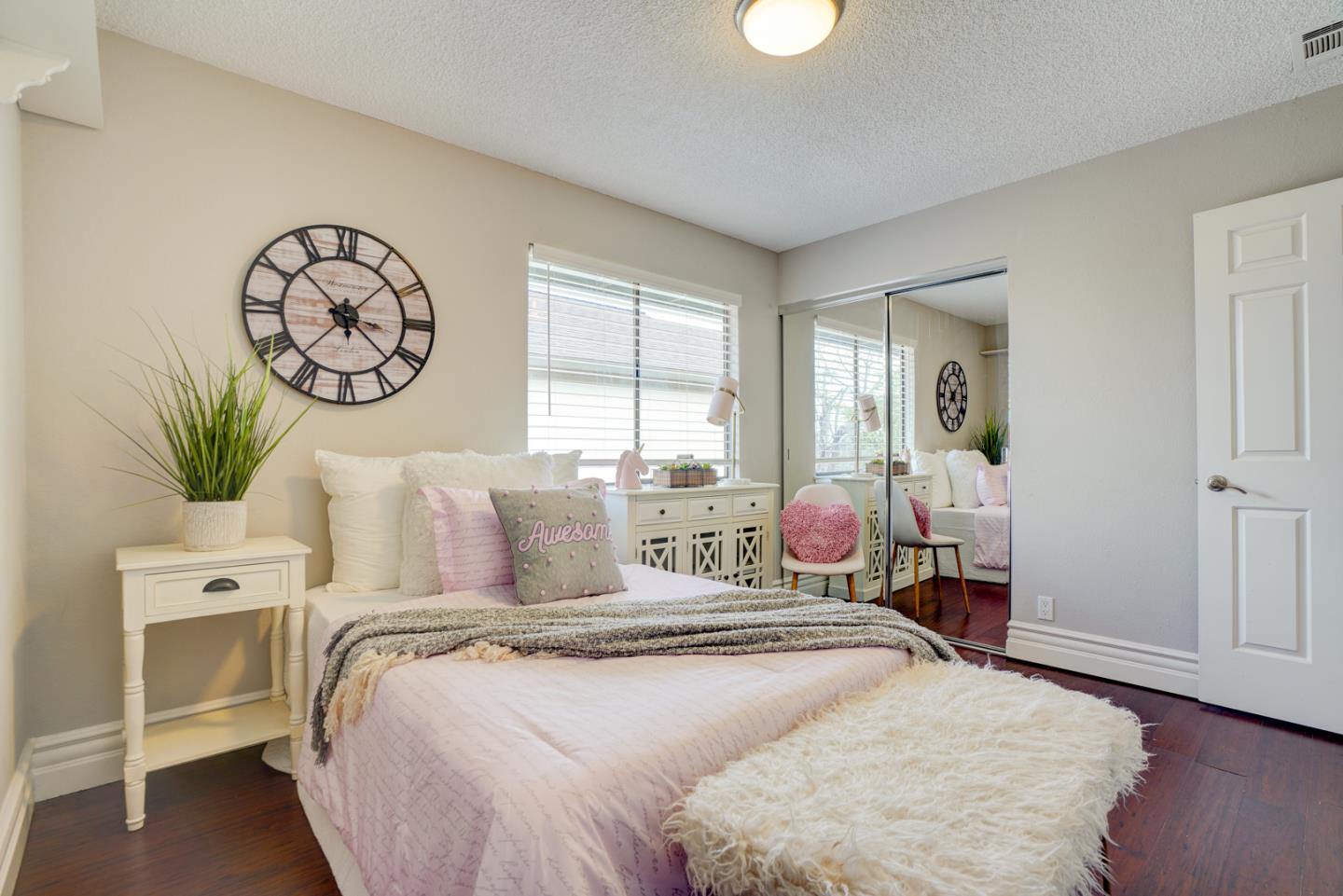 44 Redding Road Campbell, CA 95008 - Photo 30 of 51 a bedroom with a bed and a table