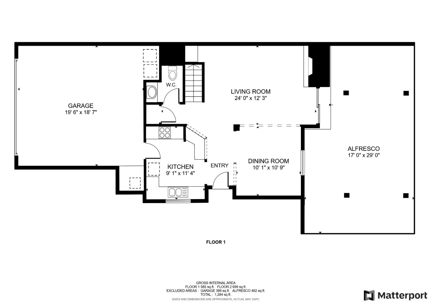 44 Redding Road Campbell, CA 95008 - Photo 49 of 51 a picture of a floor plan
