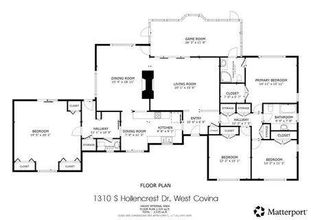 $1,098,000 | 1310 South Hollencrest Drive, West Covina, CA 91791