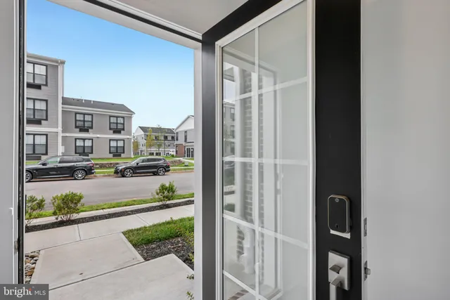 a view of a porch and a yard