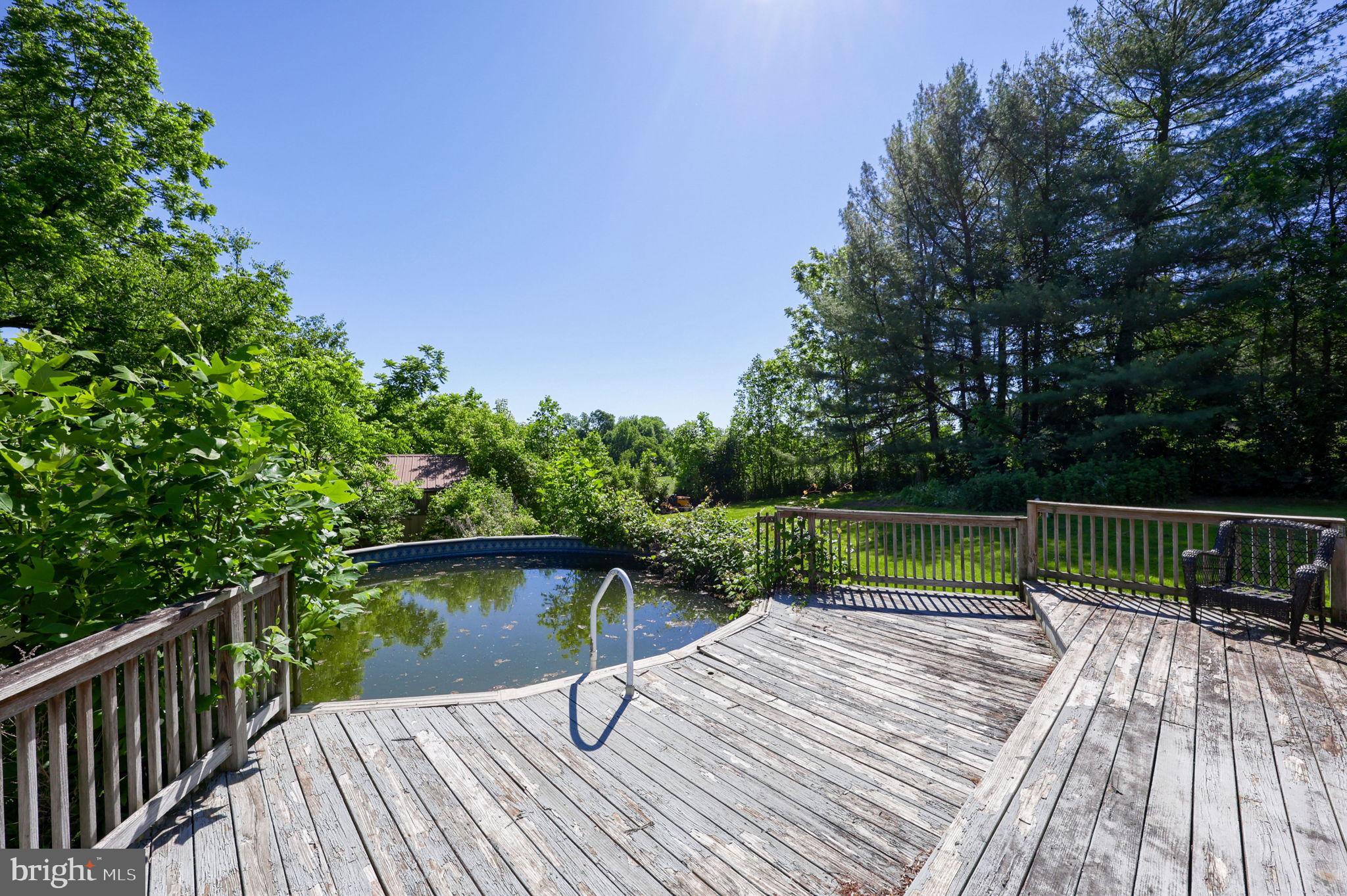 881 Camp Meeting Road East Earl, PA 17519 - Photo 37 of 50 Deck Overlooking Pool