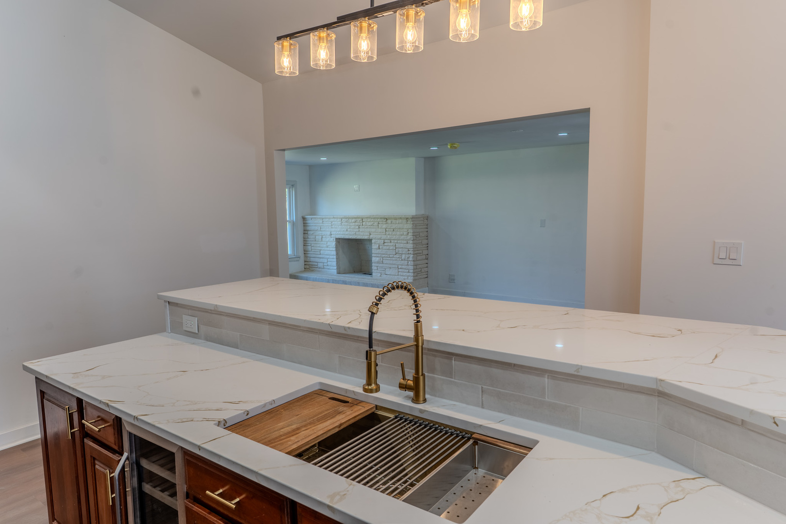 888 Woodstock Road Olympia Fields, IL 60461 - Photo 16 of 30 a bathroom with a sink and a mirror