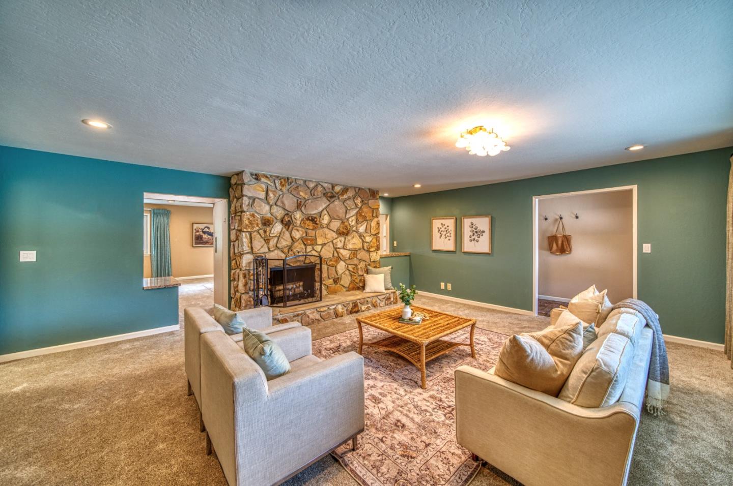 504 Cuesta Drive Aptos, CA 95003 - Photo 15 of 76 a living room with furniture and a large window